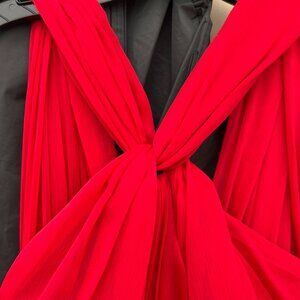 Nicole Richie Collection Red Chiffon Dress Never Worn Size 12